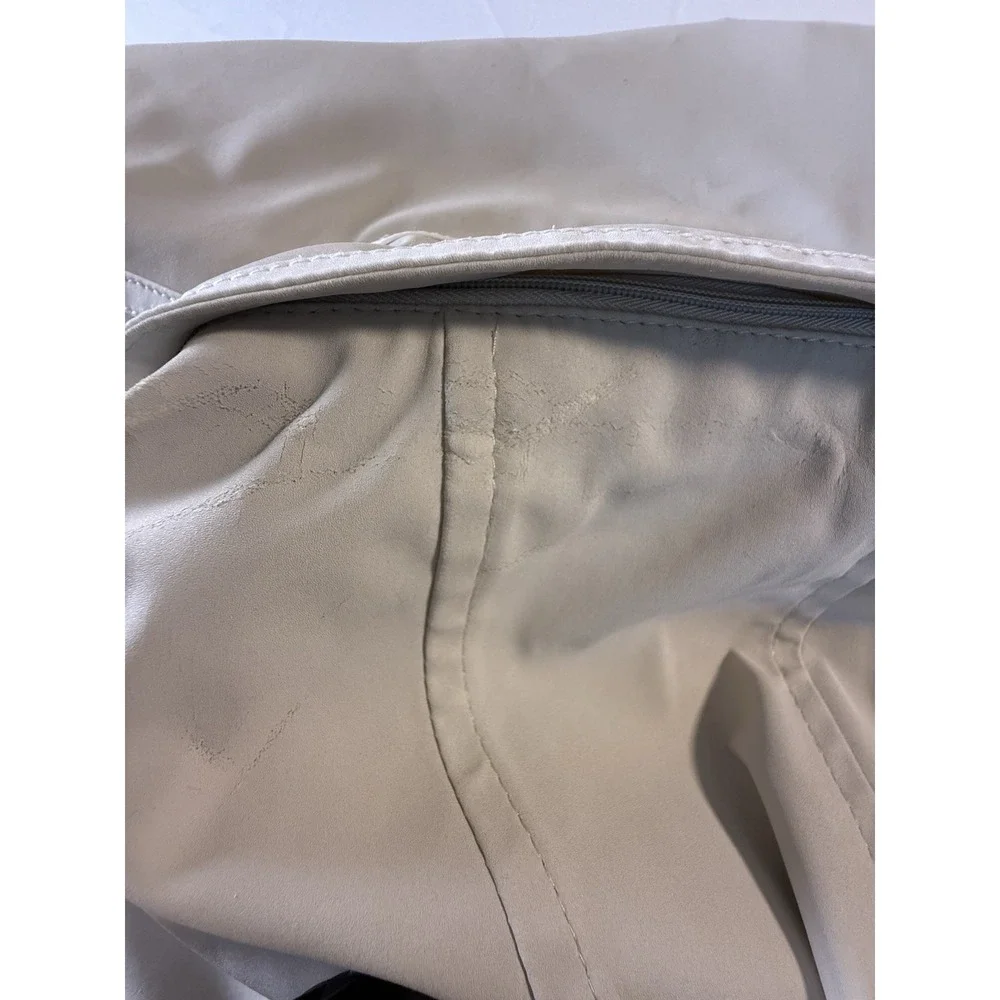 Weatherproof Vintage Women's Hooded Rain Jacket beig Polyurethane‎ large
